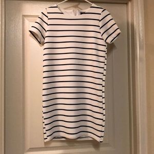 White and black stripe shirt